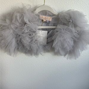 Tutu du Monde Flowerette Cape - French silver - Size S